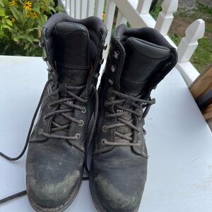 Caterpillar steel toed work boots